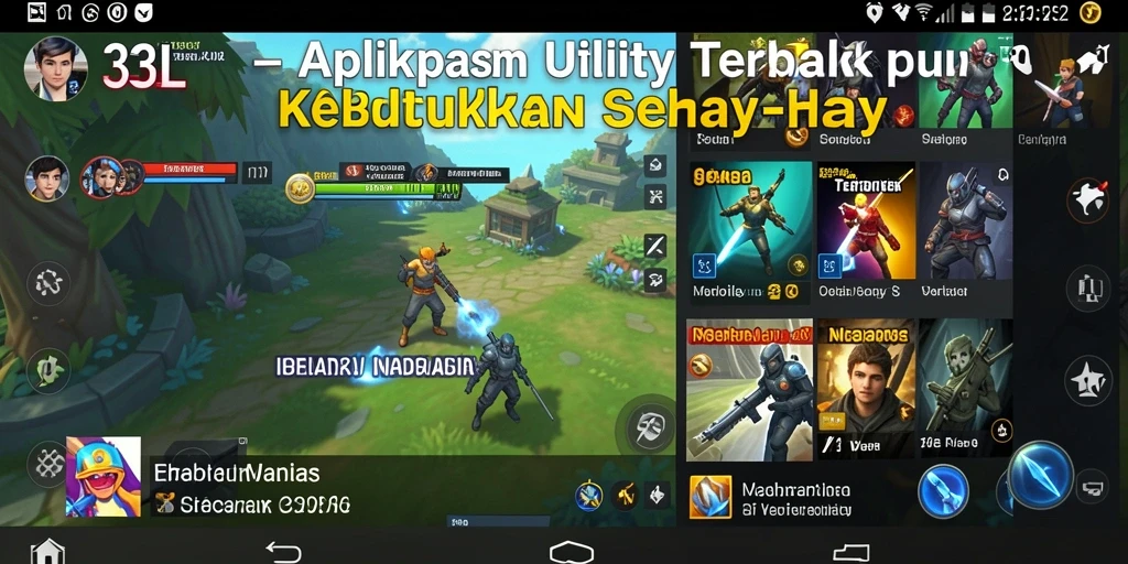 Screenshot utama aplikasi 33L menampilkan antarmuka yang user-friendly.