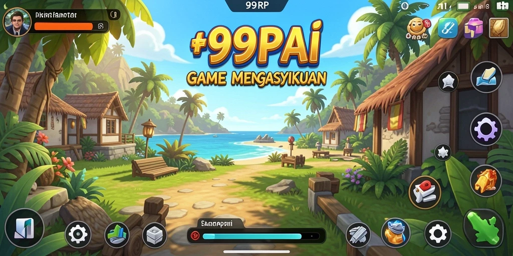 Tampilan gameplay 99RP yang menyenangkan dan mengasyikkan.