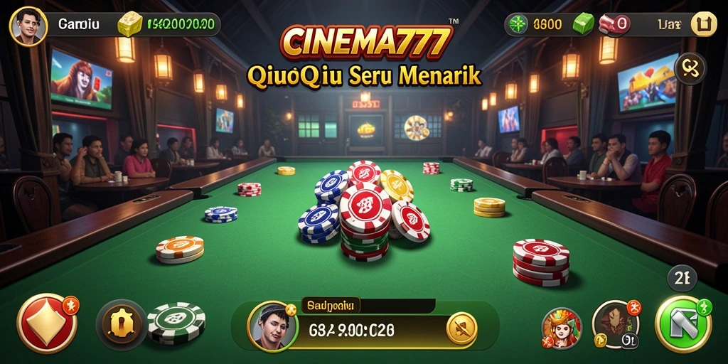 Tampilan permainan QiuQiu yang menarik di CINEMA777.