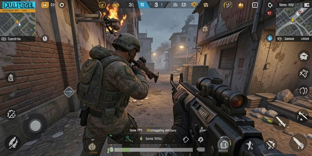 Tampilan gameplay TPS DULTOGEL yang mendebarkan dan menantang.