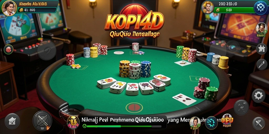 Tampilan gameplay menarik di KOPI4D QiuQiu.