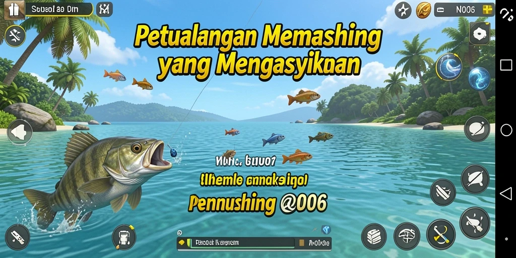 Gameplay menarik N06 dengan pemandangan memancing yang indah.