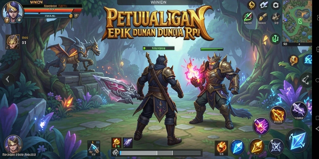 Tampilan gameplay epic di WINIDN yang menarik perhatian.
